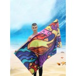 Logo Branded 31.5 x 59 inch Personalized Soft Oversized Quick Dry Sand-Free Absorbent Beach Towels