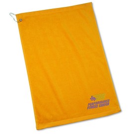 Diamond Collection Golf Towel w/ Corner Grommet (Embroidery) Custom Imprinted