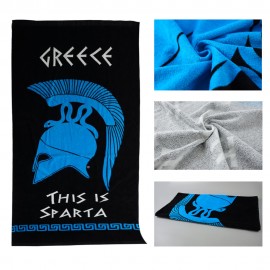 Rectangle Beach Towel with Logo