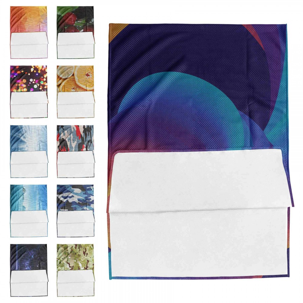 Logo Branded Digital Printing Cooling Towel Logo Branded Digital Printing Cooling Towel