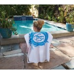 Custom Imprinted Small White Beach Towel (Embroidery)