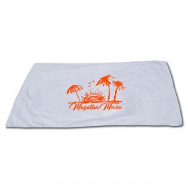 Custom Imprinted Velour Beach Towel