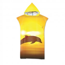 Logo Branded Beach Hooded Towel