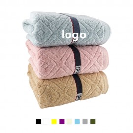 Extra Thick Cotton Terry Velour Bath Towel Beach Towel Custom Imprinted