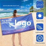 Water Absorbent Beach Towels Logo Branded