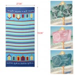 Promotional Oversized Rectangle Beach Towel Sandproof Blanket Microfiber Multi-Purpose Towel