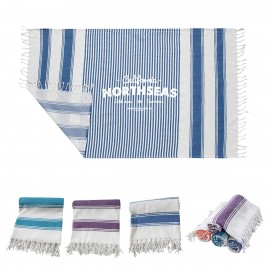 Logo Branded Tassel Beach Bath Towels