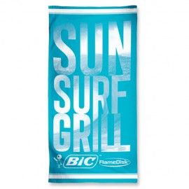 White Beach Towel (30"x60") with Logo  White Beach Towel (30"x60") with Logo