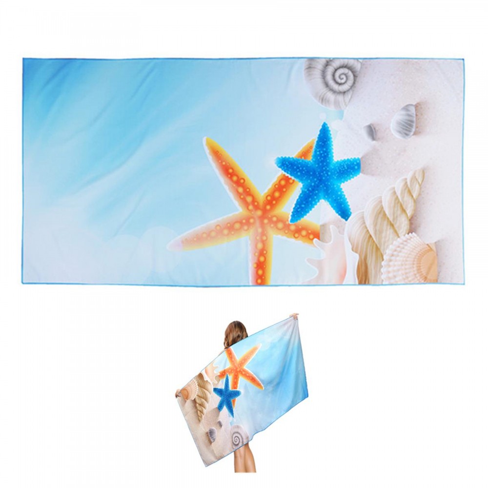 Logo Branded Microfiber Pool Beach Towel Blanket Logo Branded Microfiber Pool Beach Towel Blanket