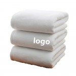 Extra Thick White Cotton Bath Towels Beach Towels Logo Branded