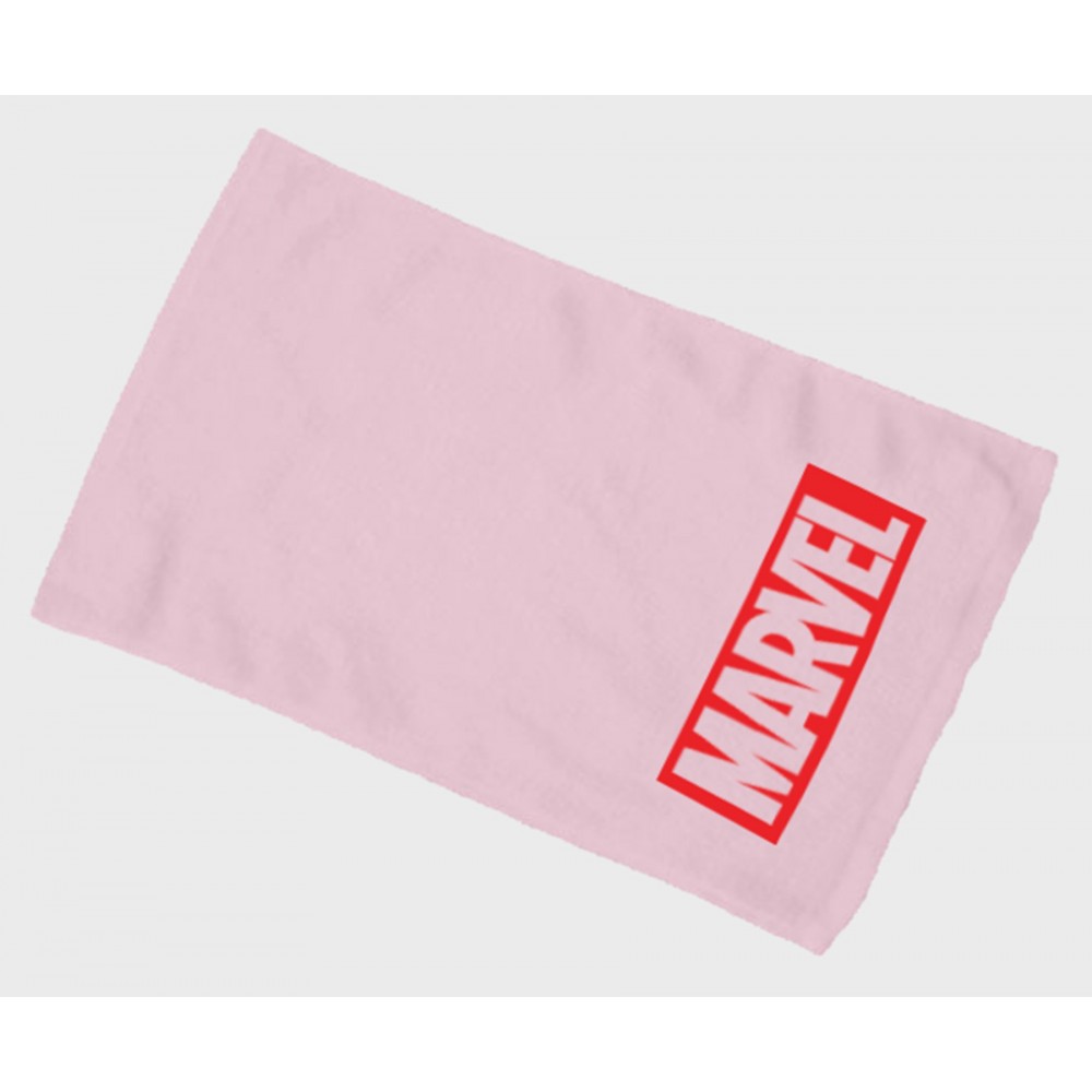 Budget Rally Terry Towel Hemmed 11x18 - Light Pink (Imprinted) Logo Branded Budget Rally Terry Towel Hemmed 11x18 - Light Pink (Imprinted) Logo Branded
