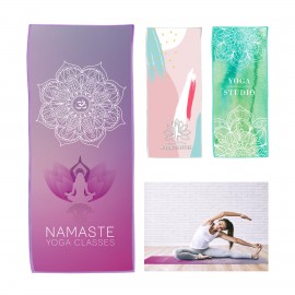 Full Color Microfiber Yoga Towel - 68 x 24 Custom Imprinted