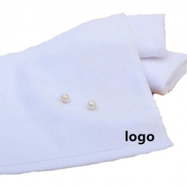 Kindergarten White Cotton Square Towel Custom Printed