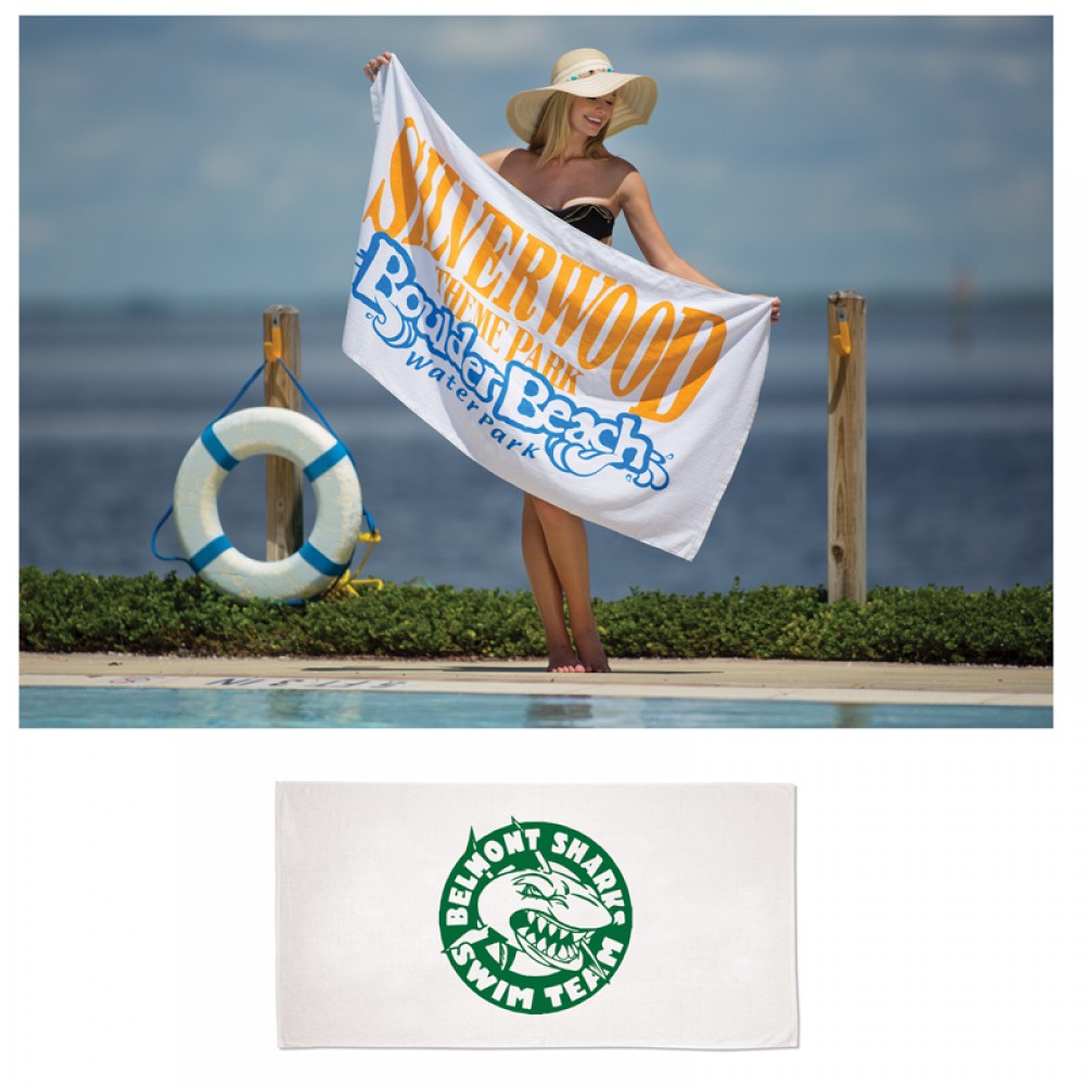 Jewel Collection Beach Towel (29" x 58") Custom Imprinted Jewel Collection Beach Towel (29" x 58") Custom Imprinted