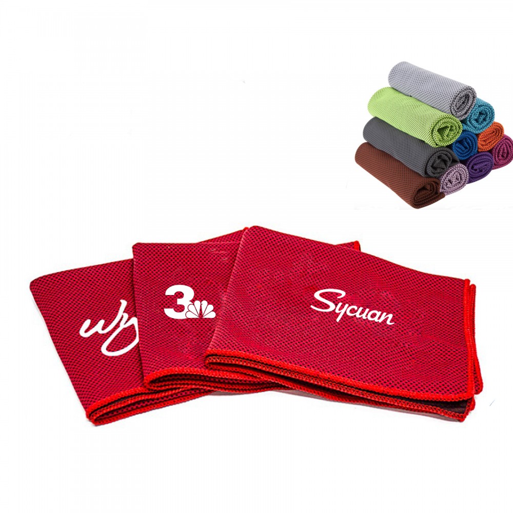 Logo Branded Cooling Towel Logo Branded Cooling Towel