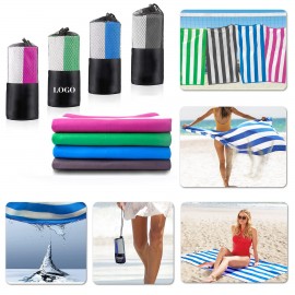 Microfiber Beach Camping Towel with Logo