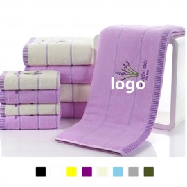 Custom Embroidered 100% Cotton Hemmed Hand Towel