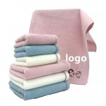 Custom Imprinted Plush Jacquard Pattern Cotton Hand Towels