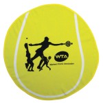 Custom Embroidered Fiber Reactive Tennis Ball Shaped Sport Towel (Screen Print)