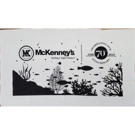 Mini Beach Towel - 19" x 35" Custom Imprinted