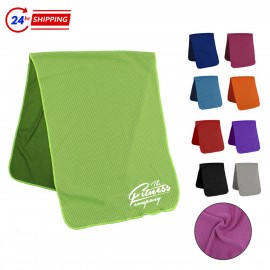 31"x11" Cooling Towel Custom Imprinted