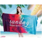 31.5 x 61 inch Absorbent Beach Towel - Lightweight Thin Quick Fast Dry Towel Travel Accessories Custom Printed