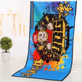 Sheared Microfiber Velour Rally Towel w/ Polyester Nap back with Logo