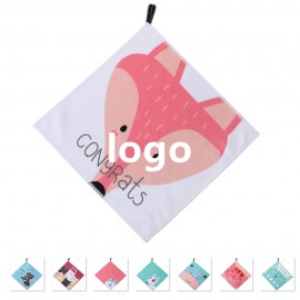 Micro Fiber Cartoon Hand Towel Wash Cloth Logo Branded  Micro Fiber Cartoon Hand Towel Wash Cloth Logo Branded
