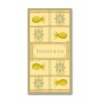 30" x 60", 11 lb, Terry Velour Stock Design Pineapple Beach Towel (Blank) Custom Printed
