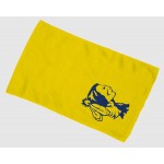Logo Branded Budget Rally Terry Towel Hemmed 11x18 - Yellow (Imprinted)