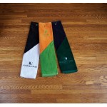 Logo Branded Two Tone Heavyweight Golf Towel