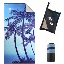 Logo Branded Full Color Micro fiber Sports Towel