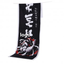 Logo Branded 100% Polyester Gym Towels Club Towels  Logo Branded 100% Polyester Gym Towels Club Towels