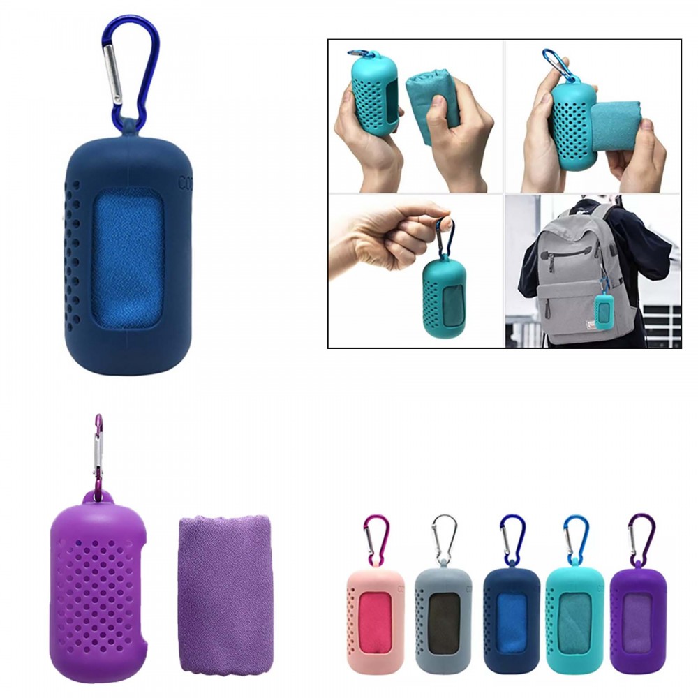 Portable Quick Drying Microfiber Towel Custom Printed Portable Quick Drying Microfiber Towel Custom Printed