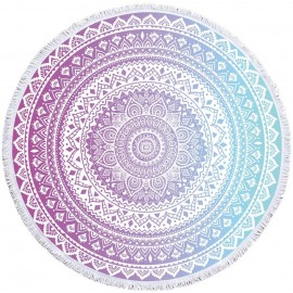 Custom Imprinted Large Round Beach Towel