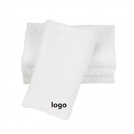Resort White Cotton Hand Towel Custom Printed