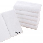 Salon Cotton White Hand Towels Custom Printed