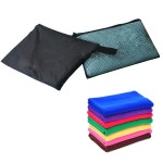 Custom Imprinted Microfiber Sports Towel With Pouch