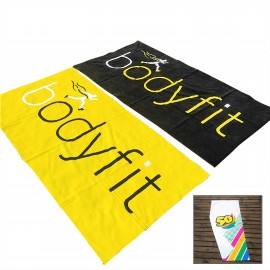 Custom Premium Full Color Superfine Fiber Beach Towel (27.5" X 55")