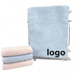 Logo Branded Children Jacquard Fish Pattern Cotton Towels