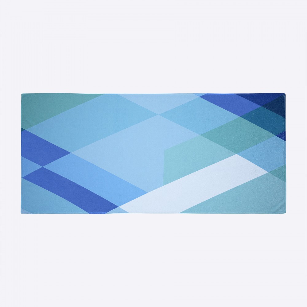 Logo Branded Custom Sublimated Beach Towel (28" x 58") Logo Branded Custom Sublimated Beach Towel (28" x 58")