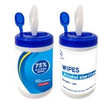 75% Alcohol Wipes 60PCS Pack Logo Branded