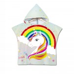 Custom Embroidered Beach Hooded Towel for Kids