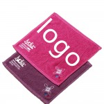 Logo Branded Embroidery Cotton Square Towels
