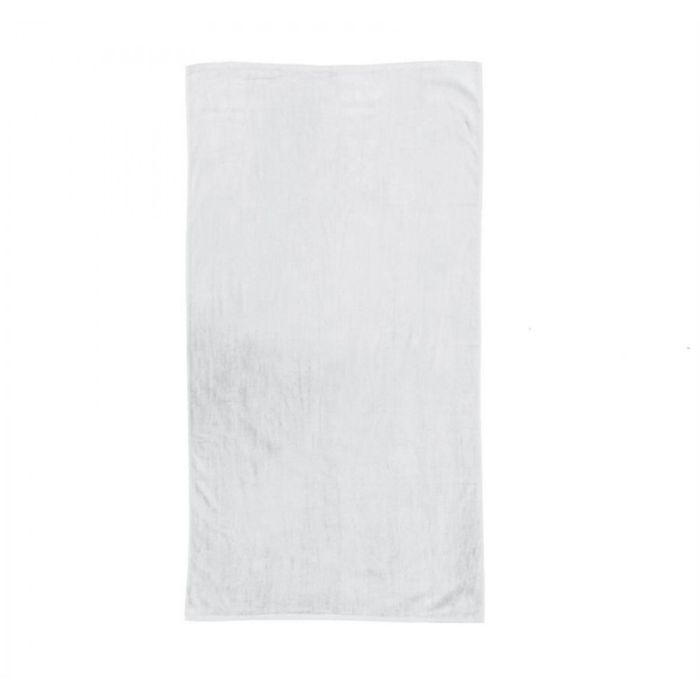 Velour Beach Towels - Printed (White) Custom Printed