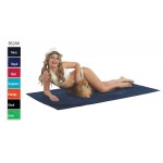 Custom Embroidered 35" x 70", 20 lb., Deluxe Heavyweight Color Velour Beach Towel (Screen Print)