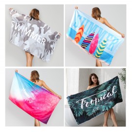 Logo Branded Beach Towel