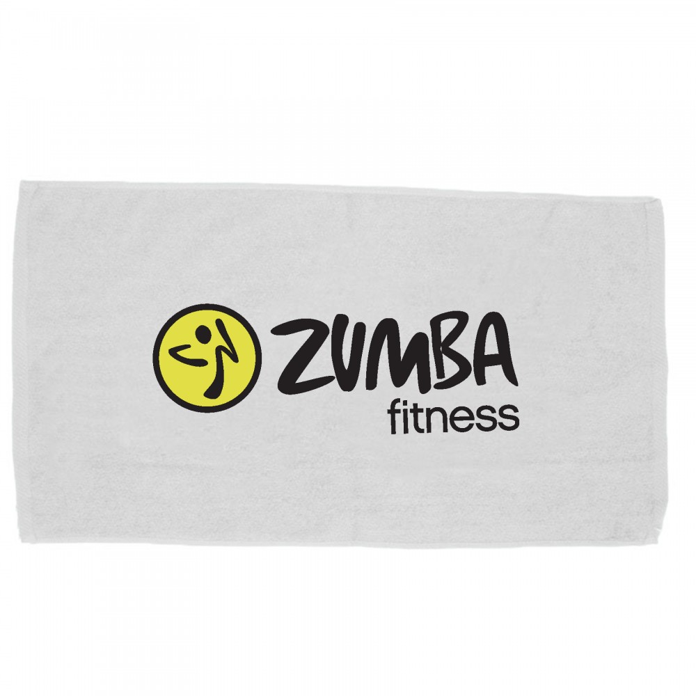 White 100% Cotton Velour Beach Towel - 1 Color (30"x60") Custom Imprinted White 100% Cotton Velour Beach Towel - 1 Color (30"x60") Custom Imprinted