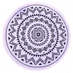 Logo Branded Round Sublimation Beach Towel