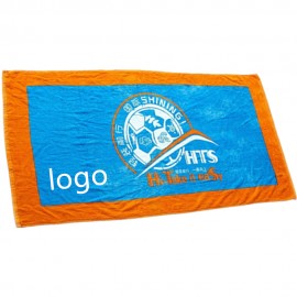 Sublimated Velvet Towels Beach Towels Logo Branded  Sublimated Velvet Towels Beach Towels Logo Branded
